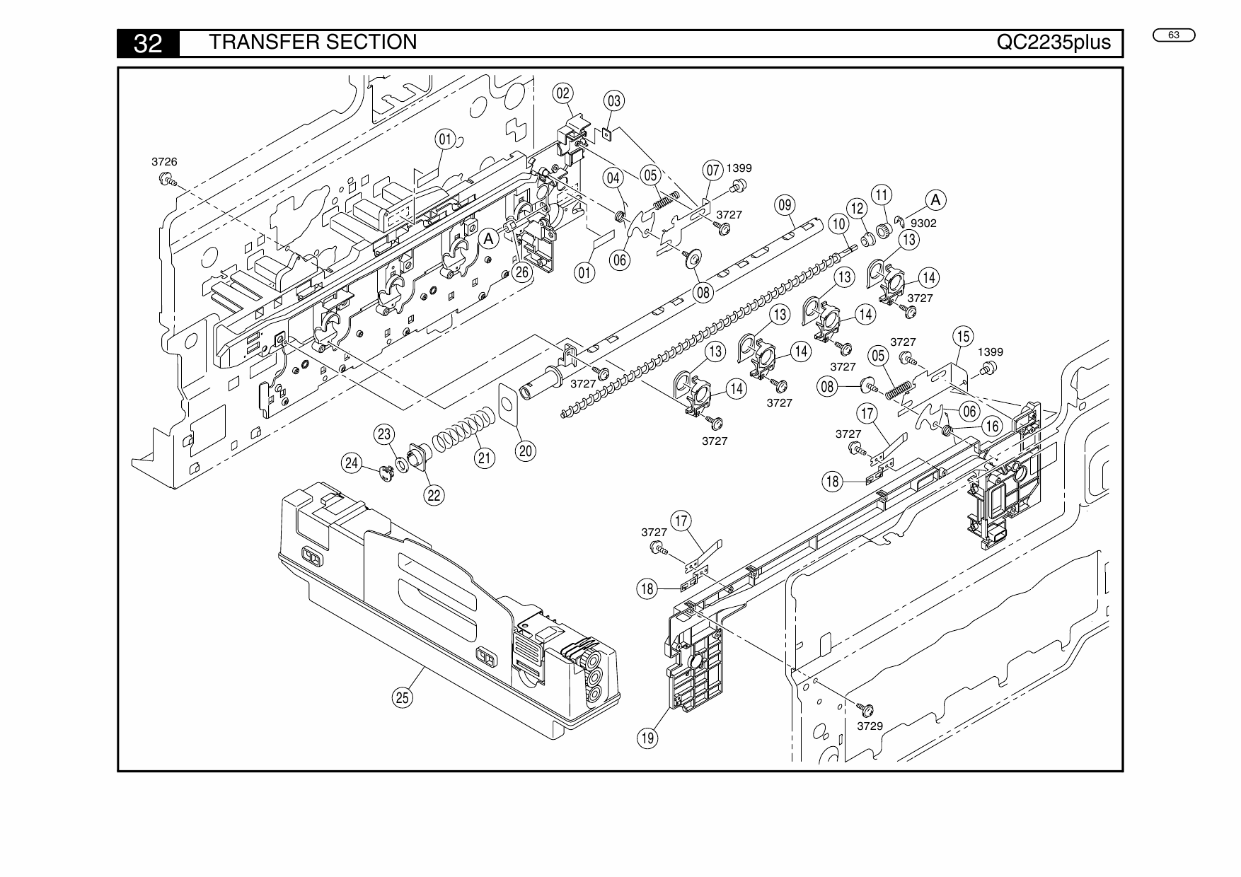 Konica-Minolta Options QC-2235plus CF2203 8022 Parts Manual-6